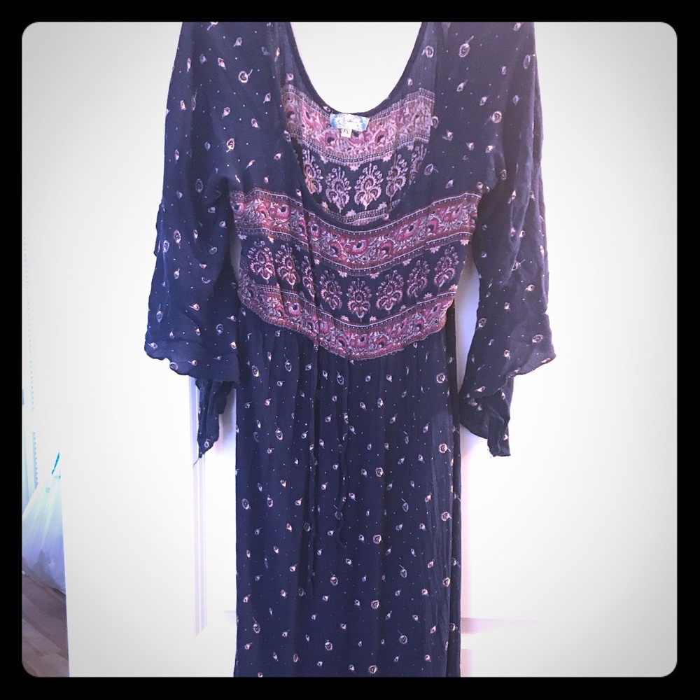 Blue boohoo dress